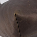 LOEWE Tote Bag Leather Brown Auth 201519-14