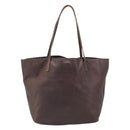 LOEWE Tote Bag Leather Brown Auth 201519-13
