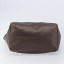 LOEWE Tote Bag Leather Brown Auth 201519-5