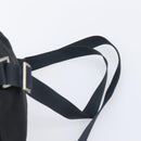 PRADA Backpack Nylon Black Silver Auth 201521-15