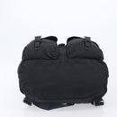 PRADA Backpack Nylon Black Silver Auth 201521-5