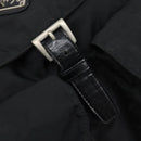 PRADA Backpack Nylon Black Silver Auth 201521-10