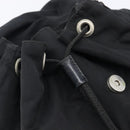 PRADA Backpack Nylon Black Silver Auth 201521-21