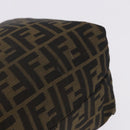 FENDI Zucca Canvas Tote Bag Black Brown Auth 201522-18