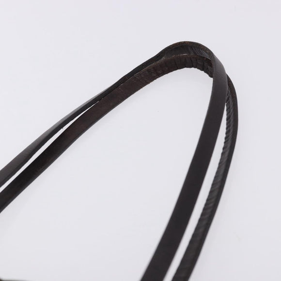 FENDI Zucca Canvas Tote Bag Black Brown Auth 201522