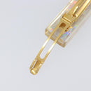 CHANEL Valletta Hair Clip metal Gold CC Auth 201528M-14