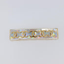 CHANEL Valletta Hair Clip metal Gold CC Auth 201528M-13