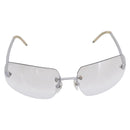 CHANEL Glasses metal Silver CC Auth 201529M-2