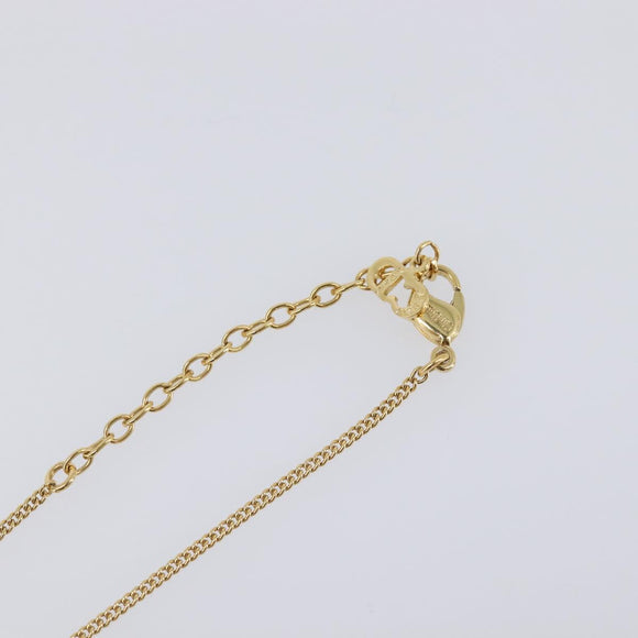 Christian Dior Necklace metal Gold Auth 201530M