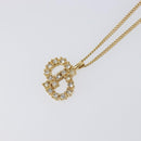 Christian Dior Necklace metal Gold Auth 201530M-3
