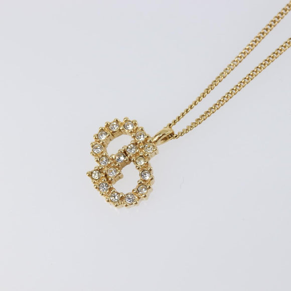 Christian Dior Necklace metal Gold Auth 201530M