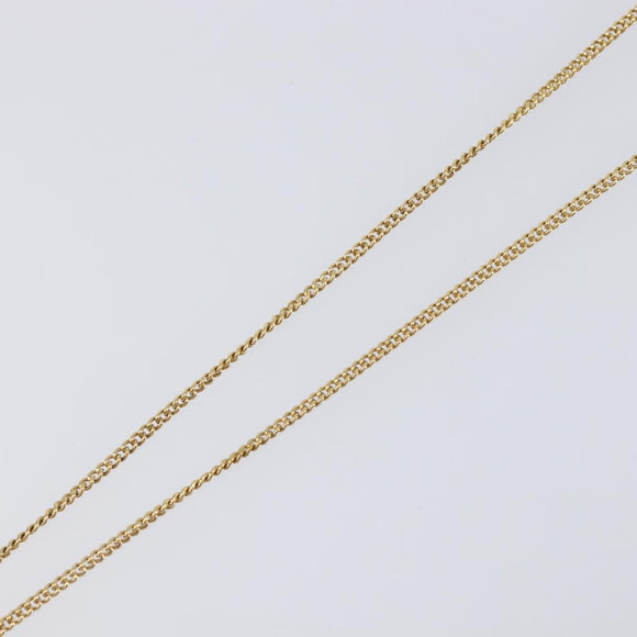Christian Dior Necklace metal Gold Auth 201530M