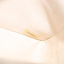 CHANEL Matelasse Double Flap Chain Bag Lamb Skin White Gold CC Auth 201534-29