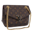 LOUIS VUITTON Monogram Passy Shoulder Bag M45592 LV Auth 201537SAM-1