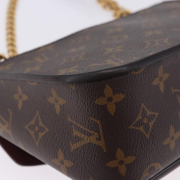 LOUIS VUITTON Monogram Passy Shoulder Bag M45592 LV Auth 201537SAM