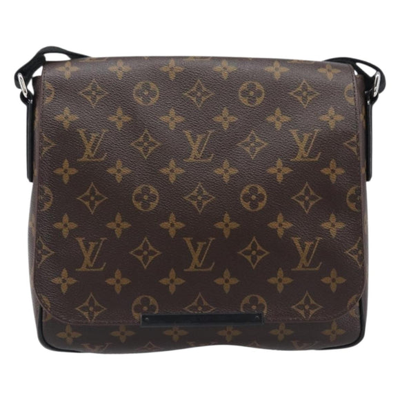 LOUIS VUITTON Monogram District PM Shoulder Bag M40935 LV Auth 201538V