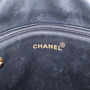 CHANEL COCO Mark Chain Shoulder Bag Caviar Skin Black Gold CC Auth 201540A-19