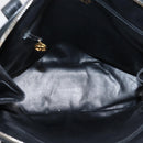 CHANEL COCO Mark Chain Shoulder Bag Caviar Skin Black Gold CC Auth 201540A-11