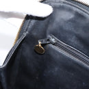 CHANEL COCO Mark Chain Shoulder Bag Caviar Skin Black Gold CC Auth 201540A-22