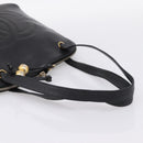 CHANEL COCO Mark Chain Shoulder Bag Caviar Skin Black Gold CC Auth 201540A-7