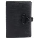 LOUIS VUITTON Epi Agenda PM Day Planner Cover Black R20052 LV Auth 201542-13