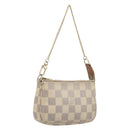 LOUIS VUITTON Damier Azur Mini Pochette Accessoires Pouch N63005 LV Auth 201544-1