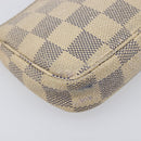 LOUIS VUITTON Damier Azur Mini Pochette Accessoires Pouch N63005 LV Auth 201544-11