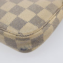 LOUIS VUITTON Damier Azur Mini Pochette Accessoires Pouch N63005 LV Auth 201544-17