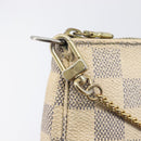 LOUIS VUITTON Damier Azur Mini Pochette Accessoires Pouch N63005 LV Auth 201544-16