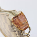 LOUIS VUITTON Damier Azur Mini Pochette Accessoires Pouch N63005 LV Auth 201544-17