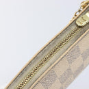 LOUIS VUITTON Damier Azur Mini Pochette Accessoires Pouch N63005 LV Auth 201544-10