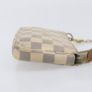 LOUIS VUITTON Damier Azur Mini Pochette Accessoires Pouch N63005 LV Auth 201544-4