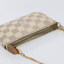 LOUIS VUITTON Damier Azur Mini Pochette Accessoires Pouch N63005 LV Auth 201544-6