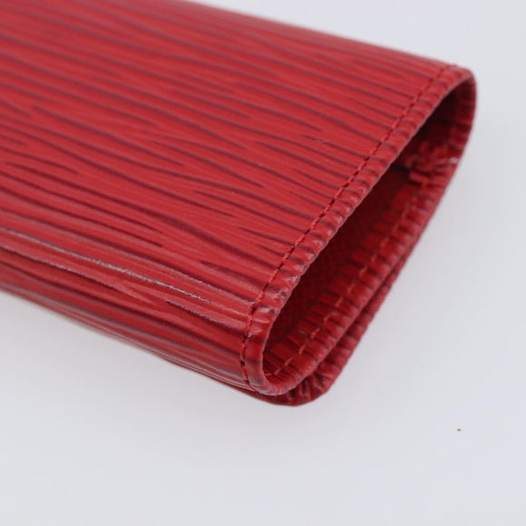 LOUIS VUITTON Epi Multicles 4 Key Case Red M63827 LV Auth 201545V
