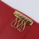 LOUIS VUITTON Epi Multicles 4 Key Case Red M63827 LV Auth 201545V-21