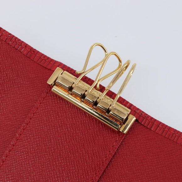 LOUIS VUITTON Epi Multicles 4 Key Case Red M63827 LV Auth 201545V