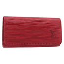 LOUIS VUITTON Epi Multicles 4 Key Case Red M63827 LV Auth 201545V-1