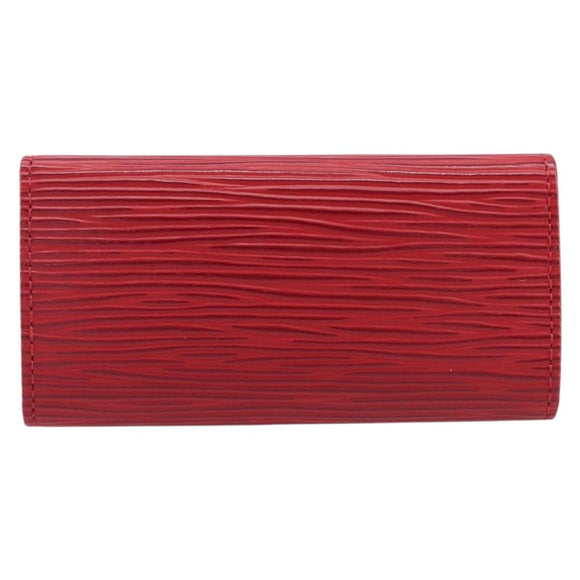 LOUIS VUITTON Epi Multicles 4 Key Case Red M63827 LV Auth 201545V