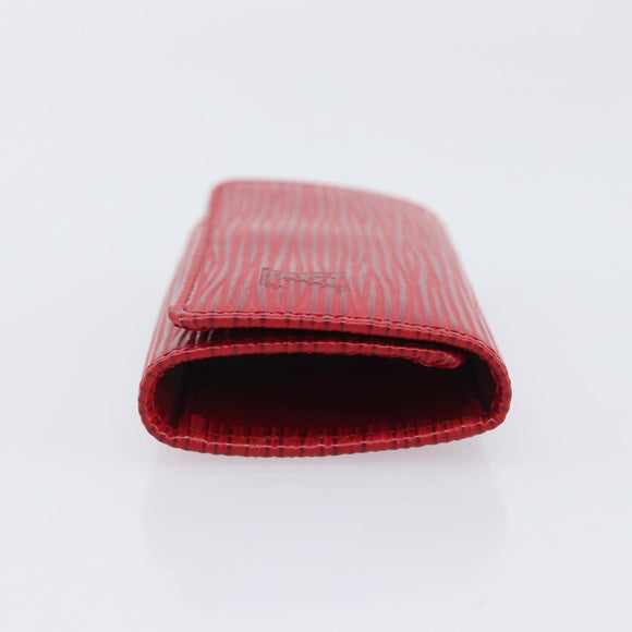 LOUIS VUITTON Epi Multicles 4 Key Case Red M63827 LV Auth 201545V