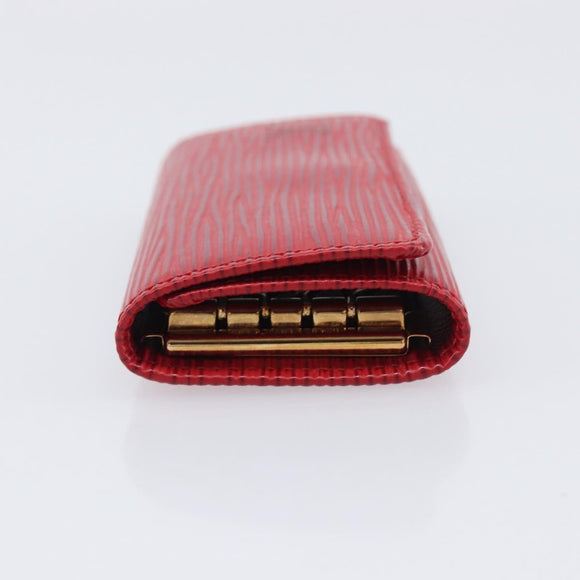 LOUIS VUITTON Epi Multicles 4 Key Case Red M63827 LV Auth 201545V