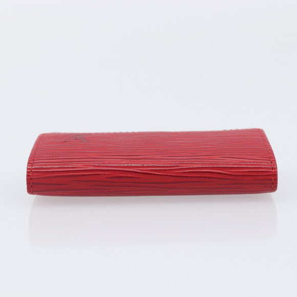 LOUIS VUITTON Epi Multicles 4 Key Case Red M63827 LV Auth 201545V