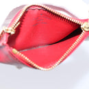 LOUIS VUITTON Epi Pochette Cles Coin Purse Red M63807 LV Auth 201546-15