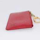LOUIS VUITTON Epi Pochette Cles Coin Purse Red M63807 LV Auth 201546-5
