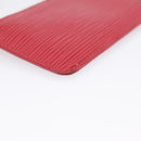 LOUIS VUITTON Epi Pochette Cles Coin Purse Red M63807 LV Auth 201546-9