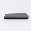 LOUIS VUITTON Damier Graphite Couverture passport Case N64411 LV Auth 201547A-4