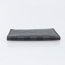 LOUIS VUITTON Damier Graphite Couverture passport Case N64411 LV Auth 201547A-5