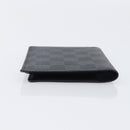 LOUIS VUITTON Damier Graphite Couverture passport Case N64411 LV Auth 201547A-6