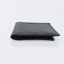 LOUIS VUITTON Damier Graphite Couverture passport Case N64411 LV Auth 201547A-7