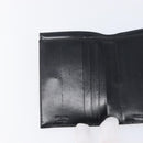 PRADA Wallet Satin Black Silver Auth 201549V-18