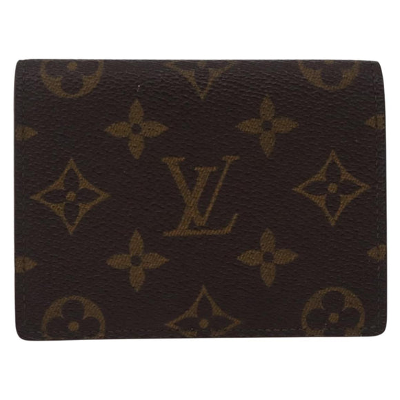 LOUIS VUITTON Monogram Anvelop Cult De Vuitto Card Case M62920 LV Auth 201553